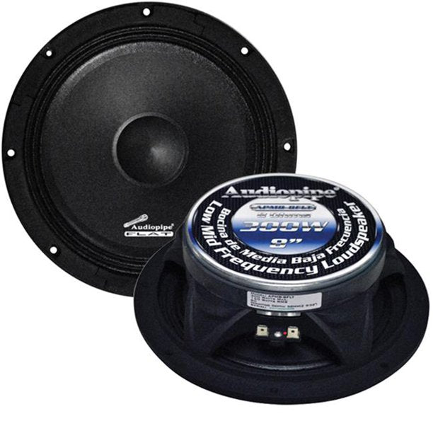 Audiopipe APMB8FLT 8" High-Performance Flat Speaker - 300W Power - Korvel