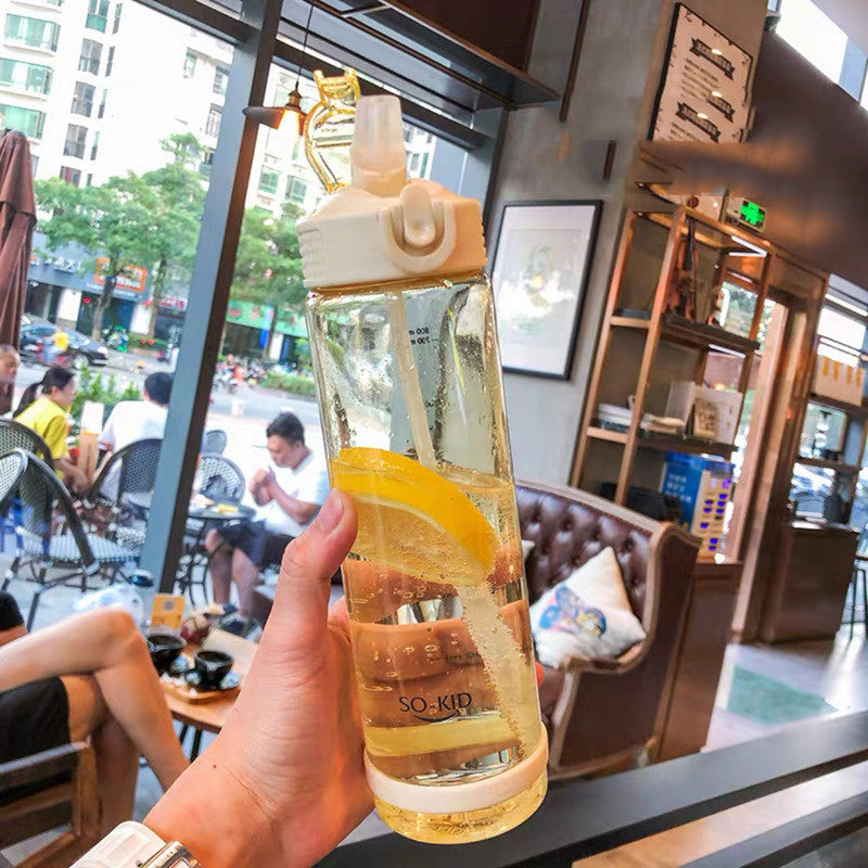 Botella de Agua Portátil de Fitness de Verano
