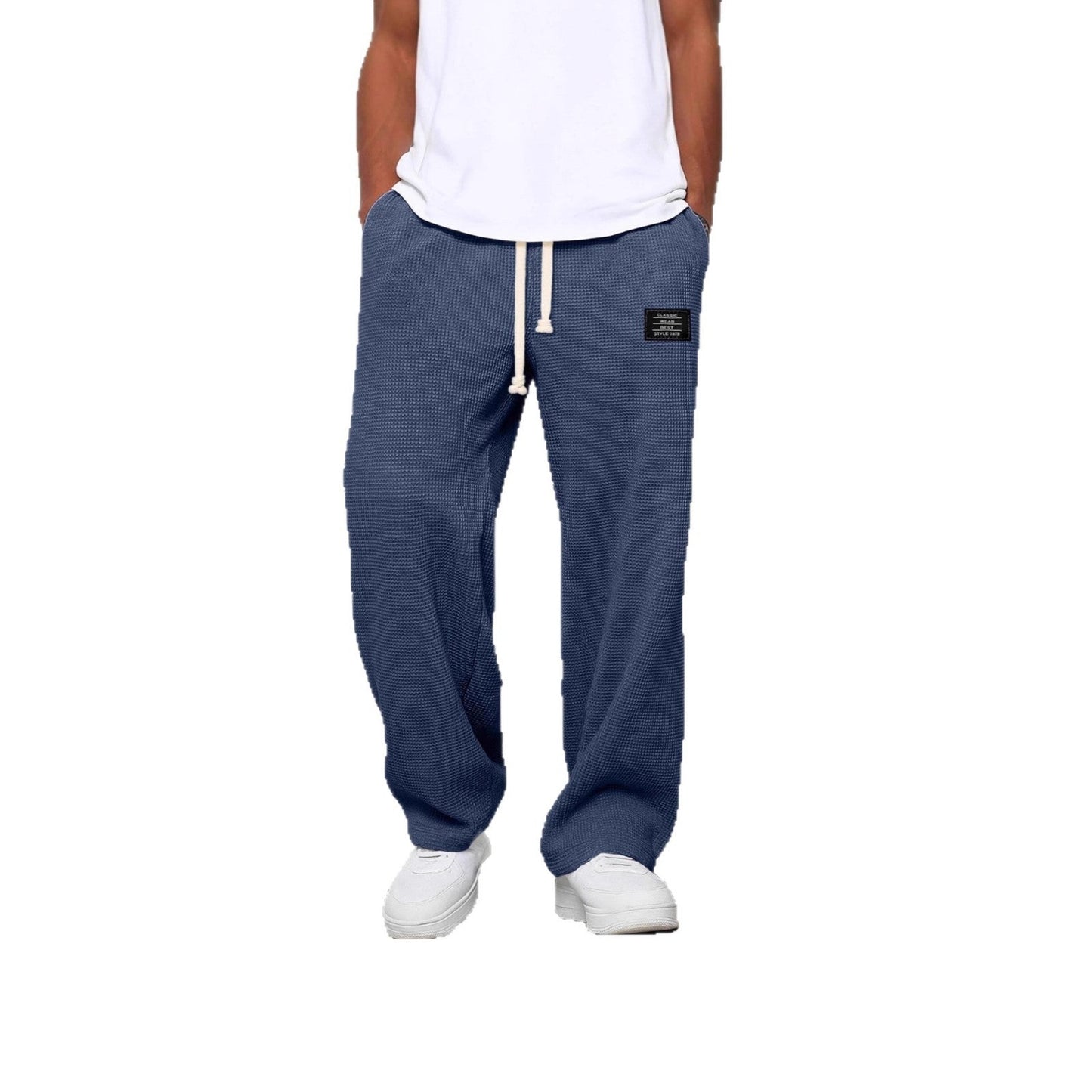 Pantalons de survêtement décontractés pour hommes à coupe ample pour le printemps et l'automne