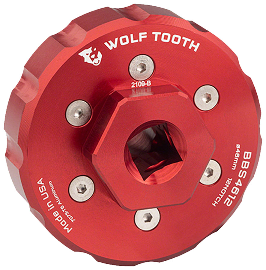 Outil de Boîtier de Pédalier Wolf Tooth - BBS4612 12 Notches 46mm