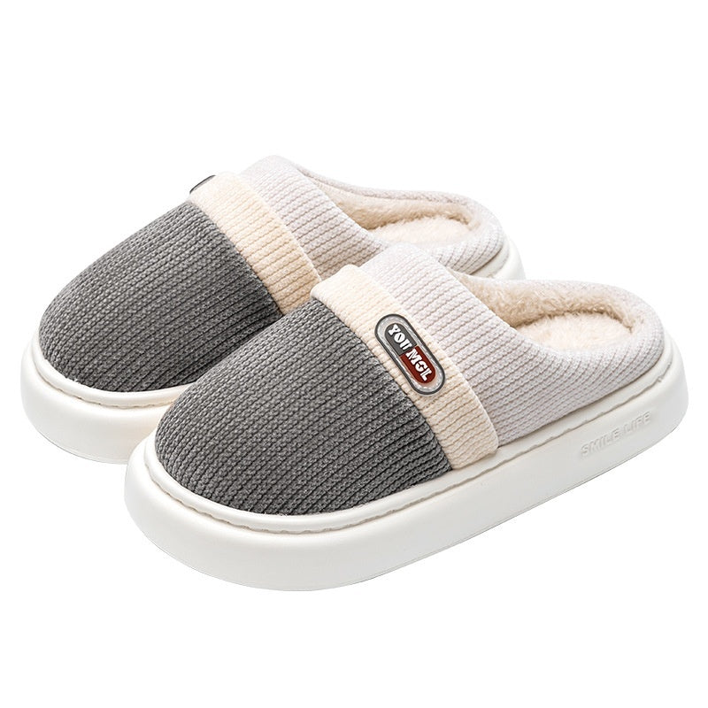 Cotton Women's Color Matching Slippers