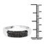 0.22 Carat Genuine Black Diamond Sterling Silver Engagement Ring