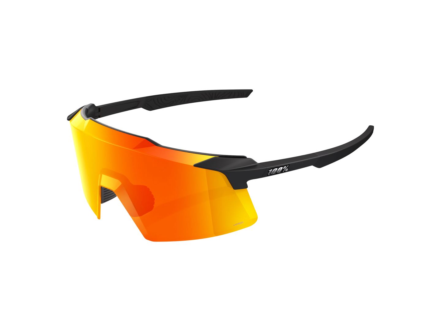 Lunettes 100% Aerocraft Hiper Noir/Rouge