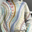 Elegant Christmas Abstract Print Cardigan for Women