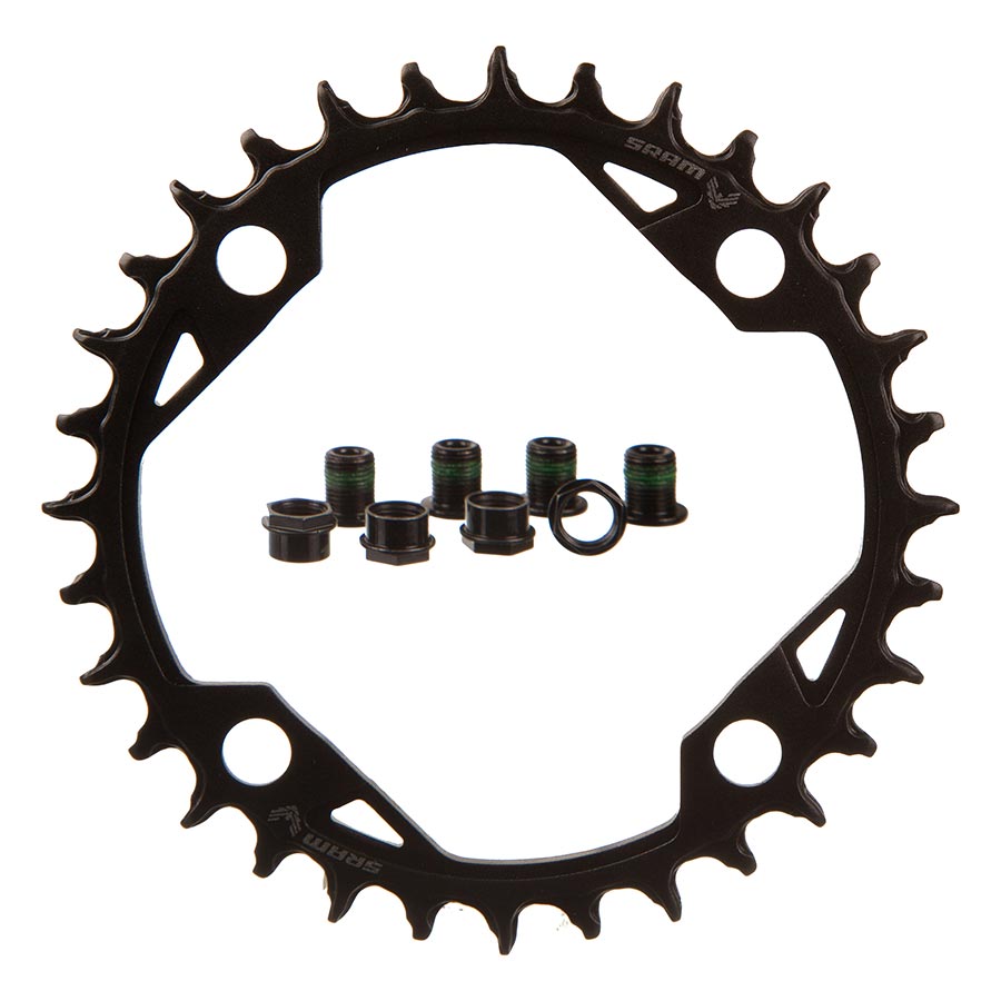 Chaîne de plateau SRAM T-Type Light eMTB - 32 dents, 12 vitesses, aluminium noir