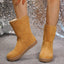 Botas de Nieve de Invierno para Mujer - Cálidas, Antideslizantes, Diseño a Media Pantorrilla