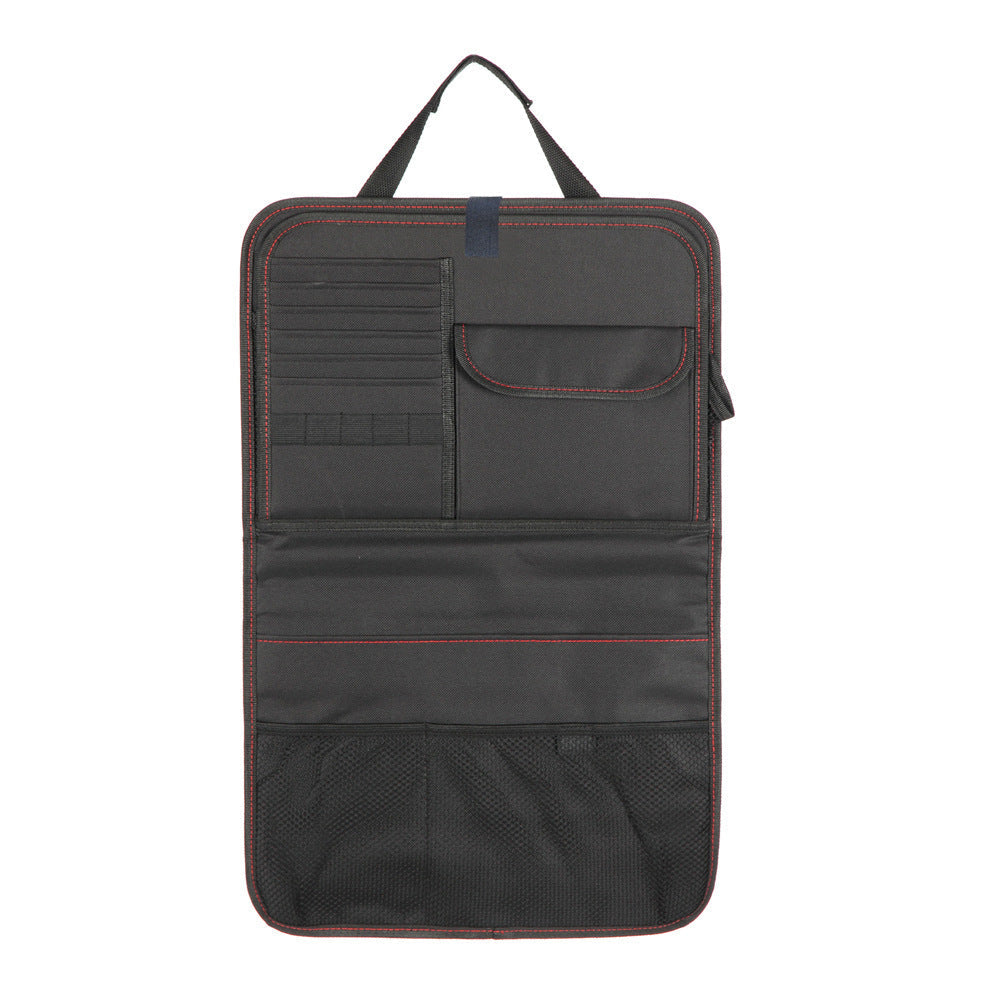 Organizador de Respaldo de Asiento de Coche Premium con Bandeja Plegable