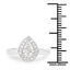 14K White Gold 0.70 Carat Genuine White Diamond Engagement Ring