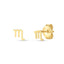 Boucles d'oreilles en or jaune 14 carats Scorpio