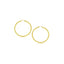 14k Yellow Gold Polished Hoop Earrings - 15 mm