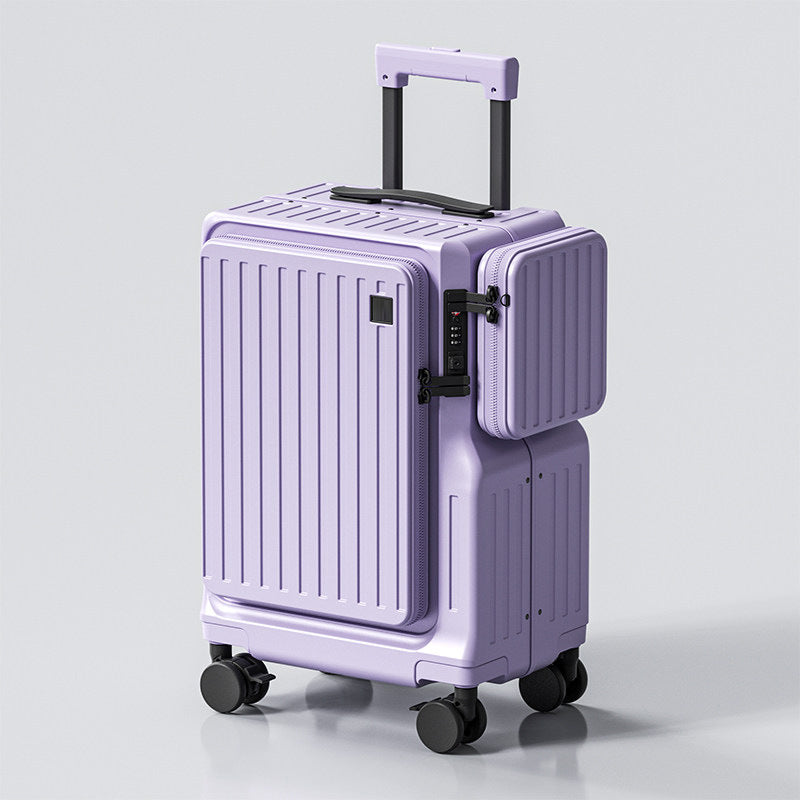 Premium Front-Opening 20-Inch Carry-On Suitcase