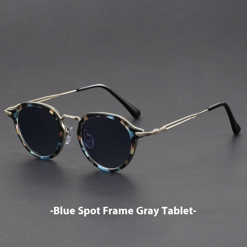 Premium Metal Circle Frame Sunglasses for Men and Women