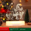 MANDOTOS 3D LED Acrylic Night Light Ornament - Festive Holiday Decor