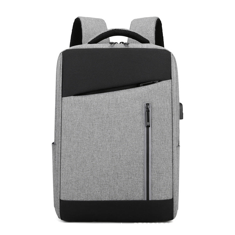 Large Capacity Business Casual Laptop Backpack with USB Charging