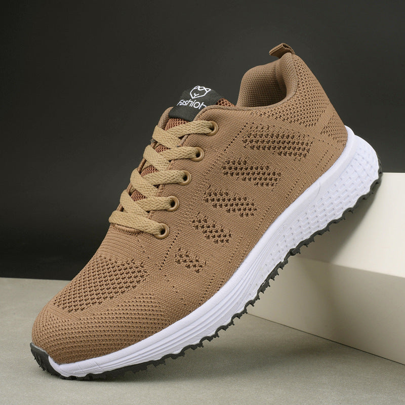 Plus Size Women's Fly-Knit Mesh Sneakers