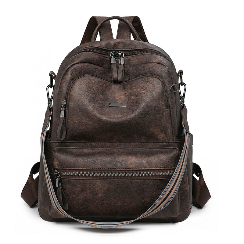 Lightweight Girls' Travel Backpack - Retro Design & Large Capacity