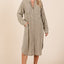 Sophisticated Button Down Long Sleeve Shirt Dress for Women – A Timeless Essential for Every Occasion - Korvel