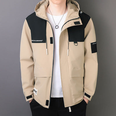 Men's Windproof Hooded Jacket - Outdoor Waterproof Sport Jacket