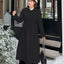 Womens Warm Retro Fitted Wool Coat