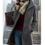 Elegant Women's Medium Length Woolen Overcoat