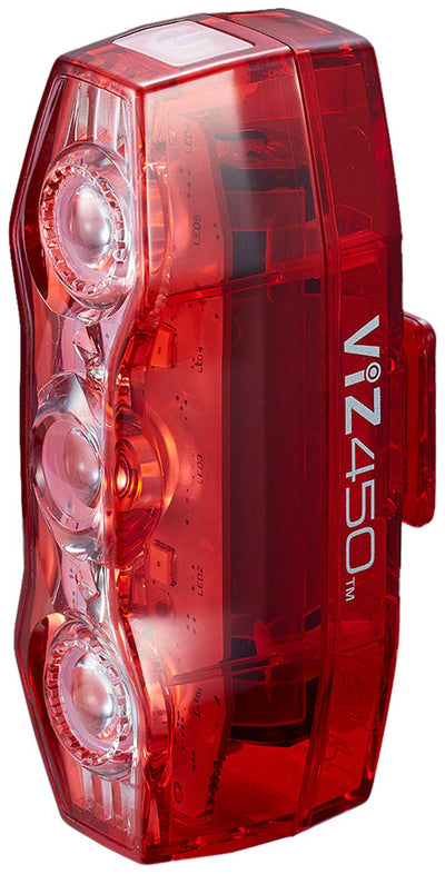 Cateye VIZ450 USB-C Taillight - Premium Safety Lighting