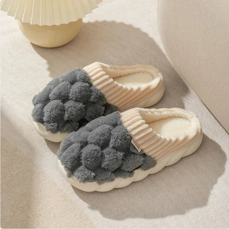 Zapatillas de Invierno de Algodón Acogedor para Mujeres