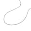 2.5mm 14k White Gold Textured Pendant Chain