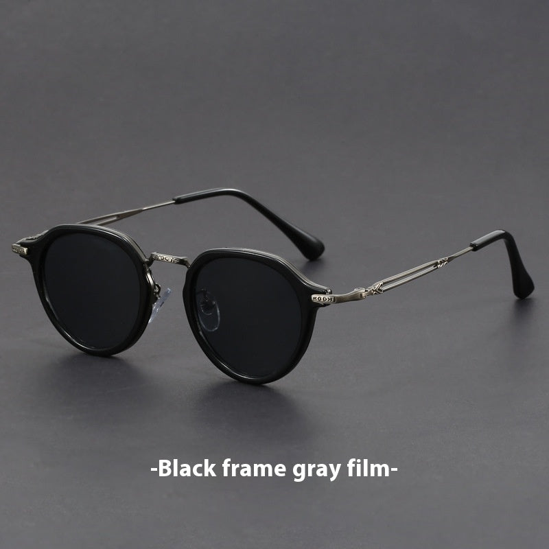 Premium Metal Circle Frame Sunglasses for Men and Women