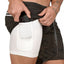 Pantalones Cortos Activos de Talla Grande para Hombre con Cintura Ajustable
