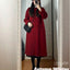 Petite Hepburn Style Mid-length Woolen Coat