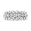 Bague en Or Blanc 10K avec Diamants Ronds de 2 1/2 Cttw - Taille 7