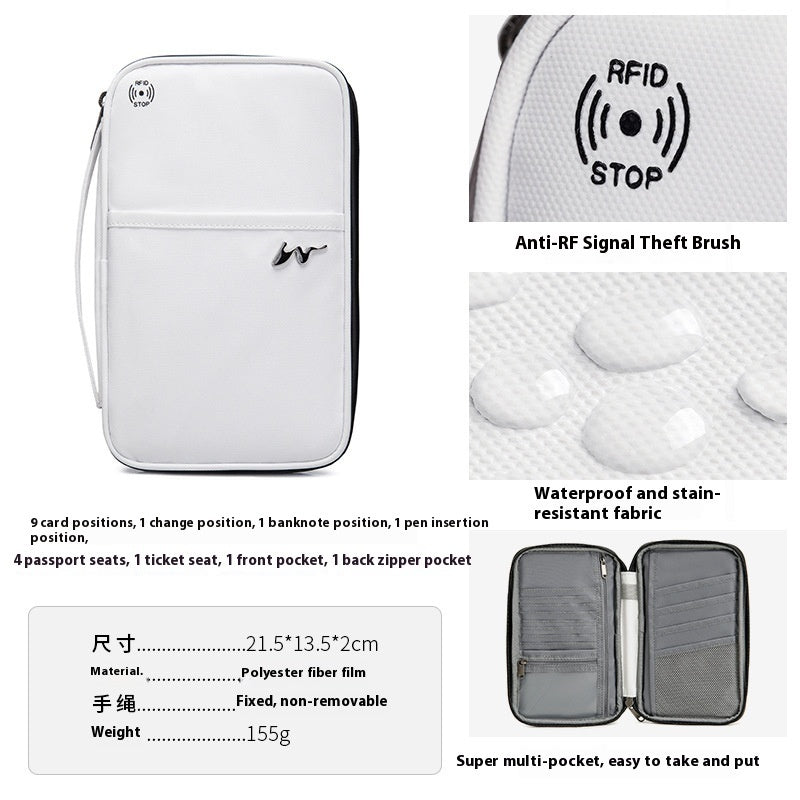 Funda de Pasaporte Antirrobo RFID Premium para Viajes
