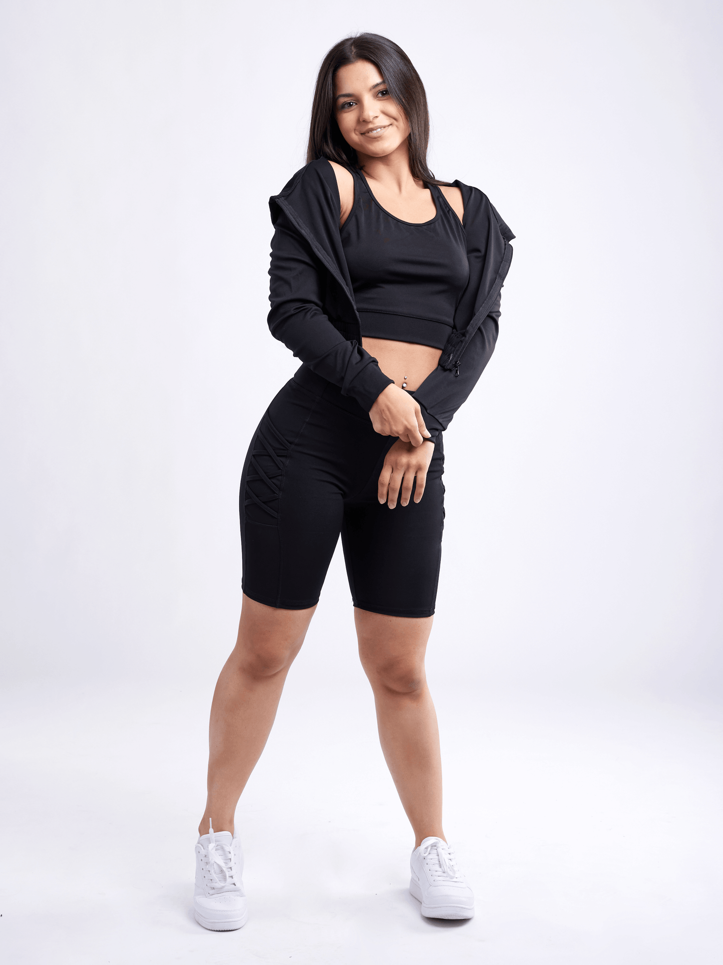 JupiterGear High-Waisted Workout Shorts with Pockets