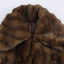 Chaqueta corta de piel sintética para mujer