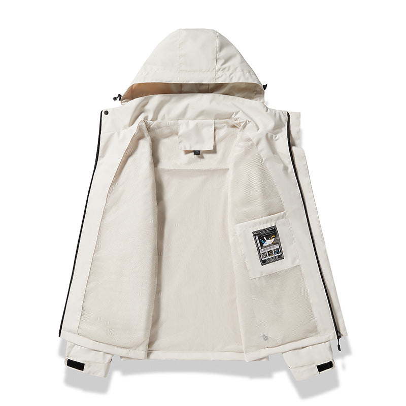 Veste coupe-vent imperméable premium pour aventures en plein air