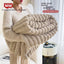 Luxurious Double-Sided Bubble Velvet Blanket
