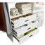 306 Closet Organizer System with Shelves and Drawers - White
