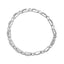 Pulsera de Enlace de Diamantes Princesa Invisible de Oro Blanco de 14K - 2.00 Cttw