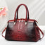 Elegant Patent Leather Large-Capacity Satchel Handbag