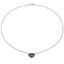 Pendentif en argent sterling avec aventurine bleue véritable de 3,92 carats