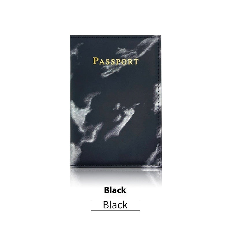 Marbling Passport Cover - Multifunctional Travel Accessory