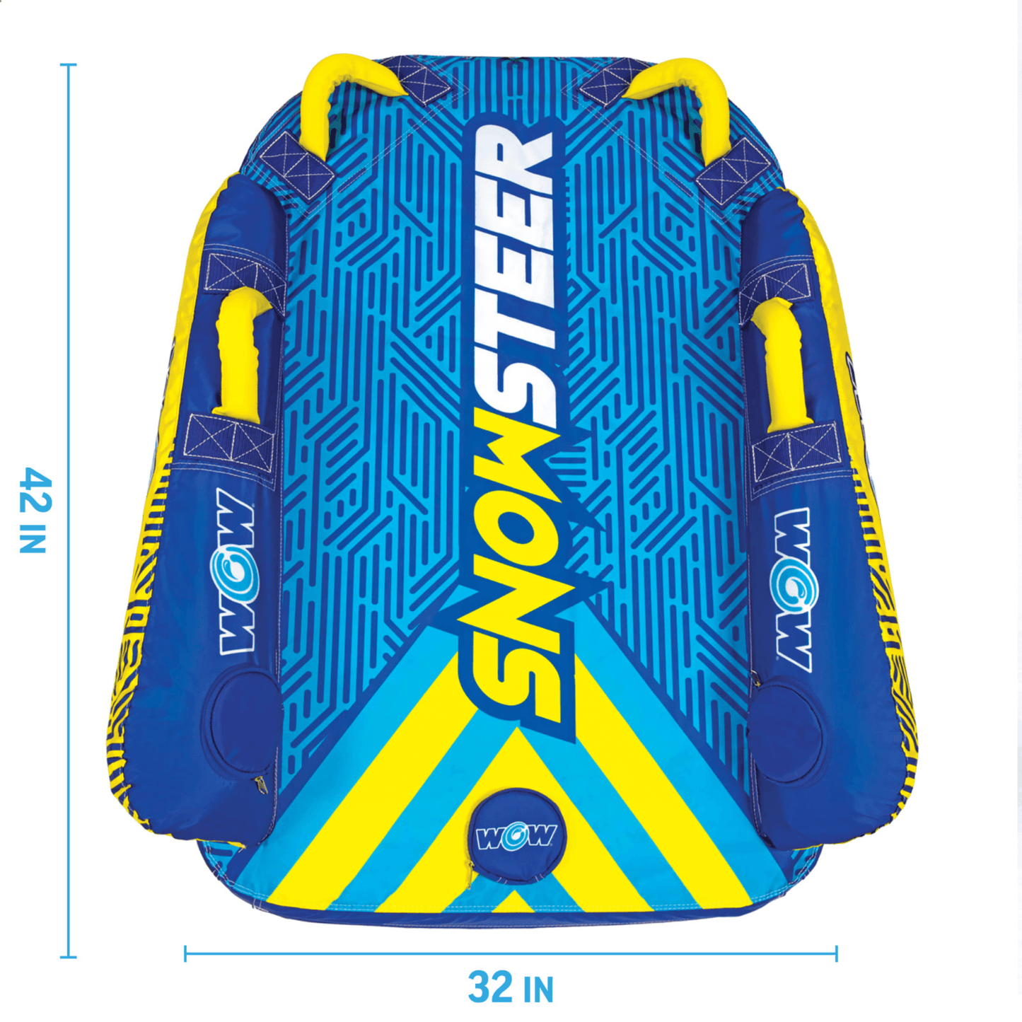 WOW Sports SnowSteer Snow Sled - Ultimate Winter Fun