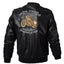 Men's Plus Size Premium Leather Bomber Jacket