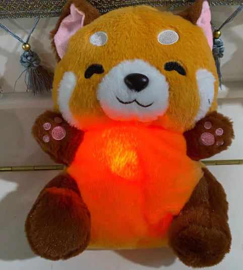 Nuevo Peluche de Panda Rojo con Luces Musicales