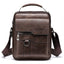 Sac messager pour homme premium - Sac bandoulière en PU cuir élégant