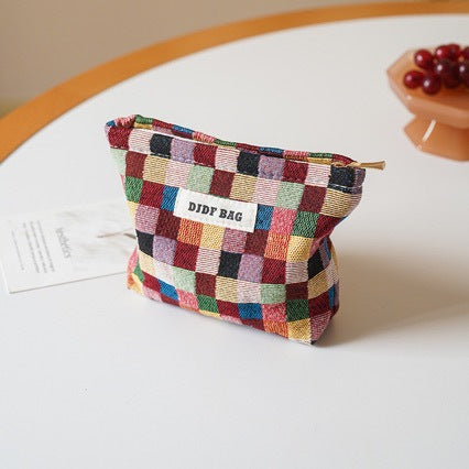 Compact Women's Travel Makeup and Sanitary Storage Bag