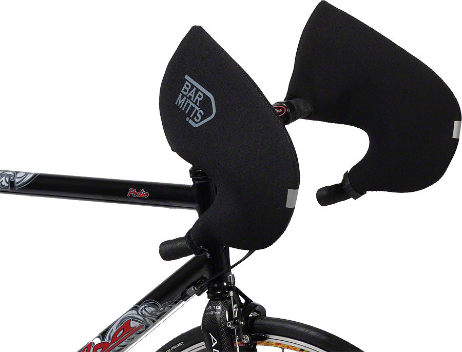 Bar Mitts Road Pogie Handlebar Mittens - Medium Black