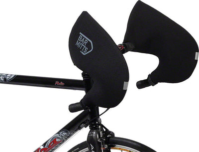 Bar Mitts Road Pogie Handlebar Mittens - Large Black