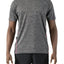 T-shirt actif à col rond et manches courtes pour hommes grandes tailles