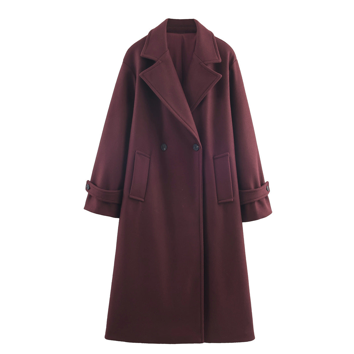 Manteau long élégant minimaliste pour femmes